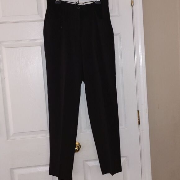 Christopher & Banks black stretch dress pants slacks  Sz 8 NWT - Picture 1 of 5